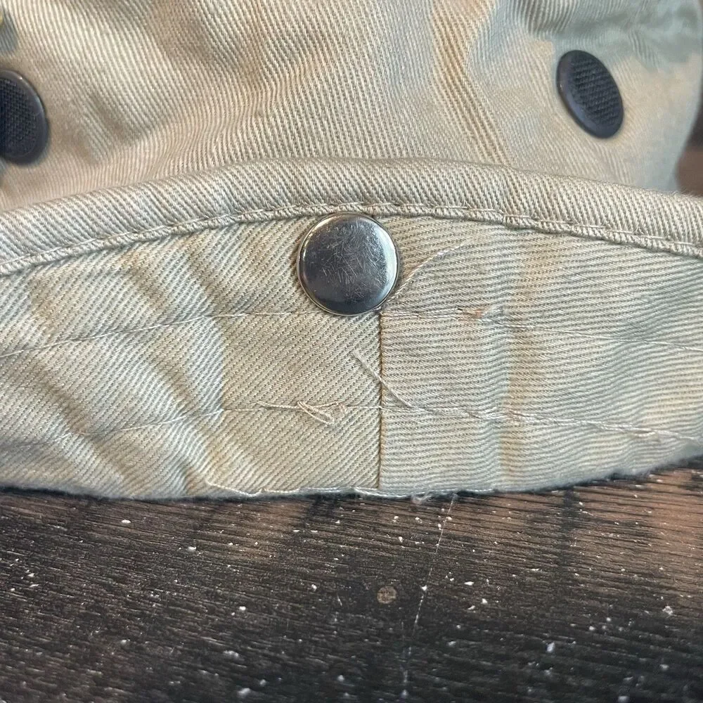 Vintage Northwest Coast Alaska Fishing Hat Orca Native Art, Flag, Walrus Pins